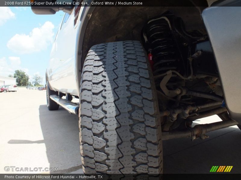 Oxford White / Medium Stone 2008 Ford F250 Super Duty FX4 Crew Cab 4x4