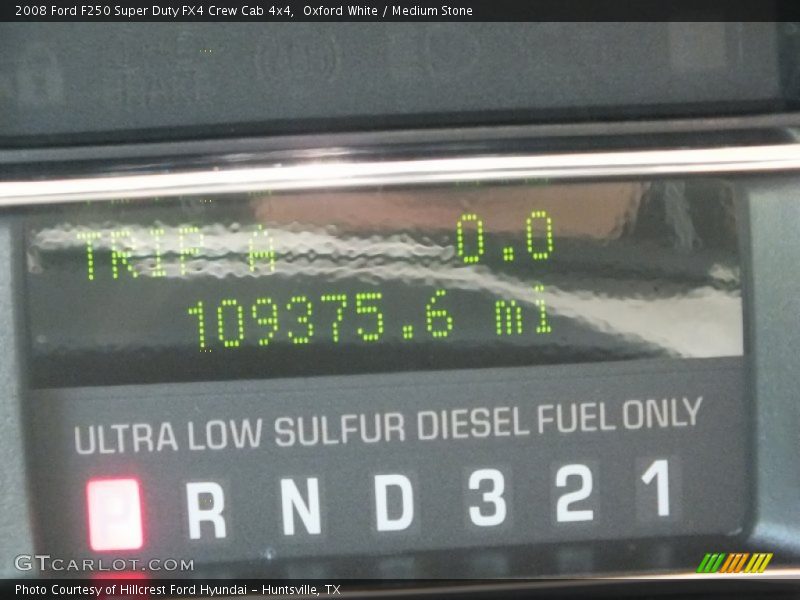 Oxford White / Medium Stone 2008 Ford F250 Super Duty FX4 Crew Cab 4x4