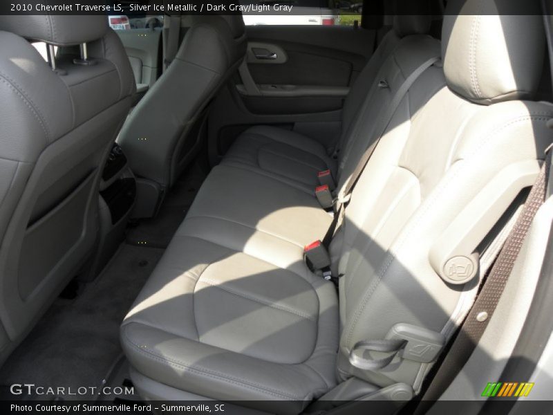 Silver Ice Metallic / Dark Gray/Light Gray 2010 Chevrolet Traverse LS