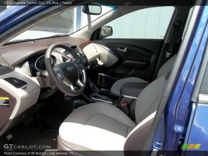 Iris Blue / Taupe 2012 Hyundai Tucson GLS