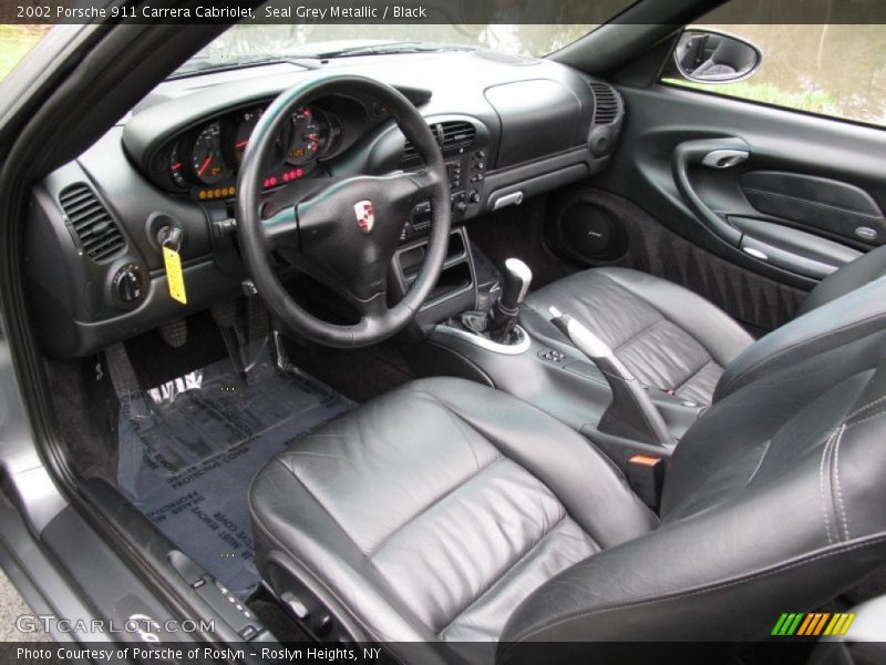 Black Interior - 2002 911 Carrera Cabriolet 