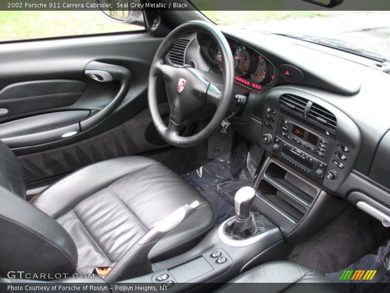  2002 911 Carrera Cabriolet Black Interior