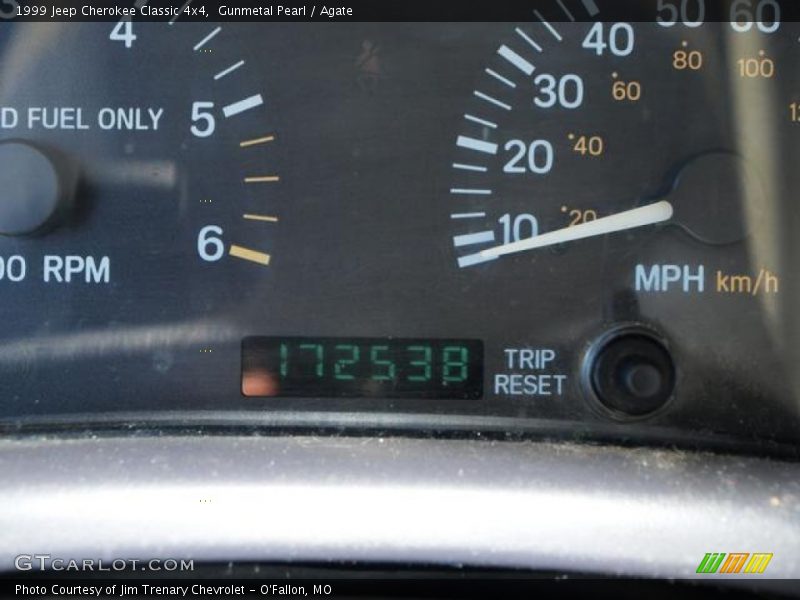 Gunmetal Pearl / Agate 1999 Jeep Cherokee Classic 4x4