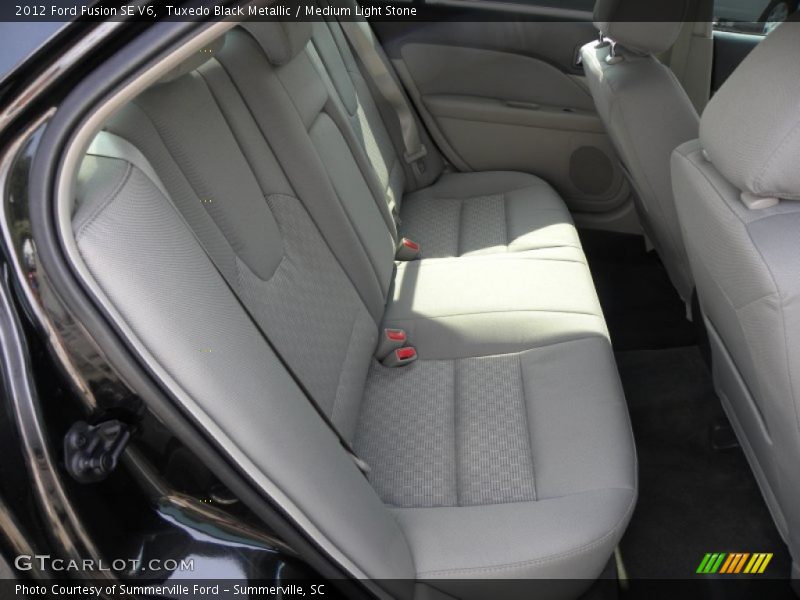 Tuxedo Black Metallic / Medium Light Stone 2012 Ford Fusion SE V6