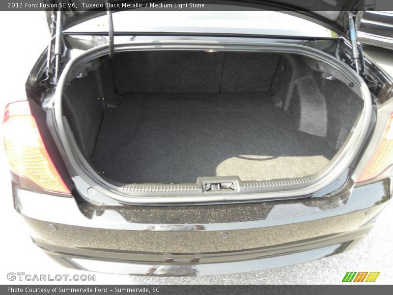 Tuxedo Black Metallic / Medium Light Stone 2012 Ford Fusion SE V6