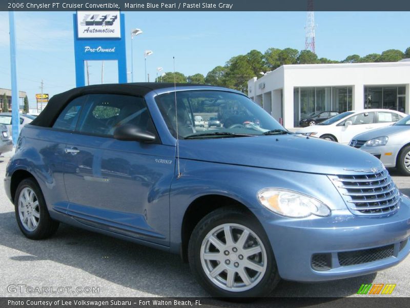 Marine Blue Pearl / Pastel Slate Gray 2006 Chrysler PT Cruiser Convertible