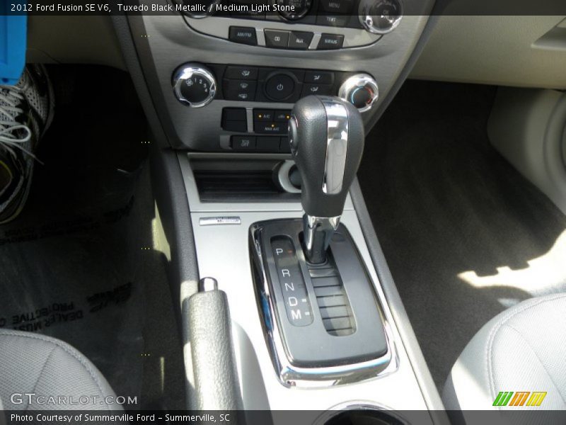 Tuxedo Black Metallic / Medium Light Stone 2012 Ford Fusion SE V6