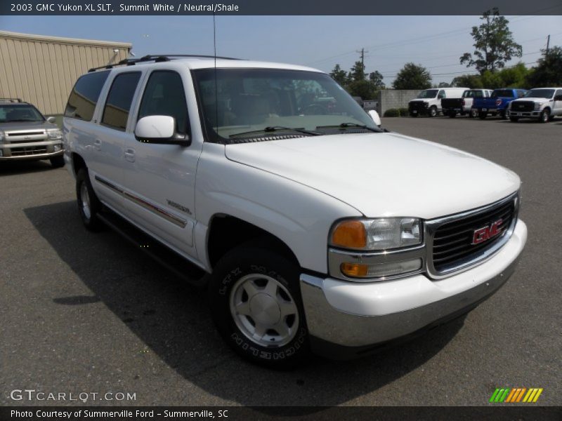 Summit White / Neutral/Shale 2003 GMC Yukon XL SLT