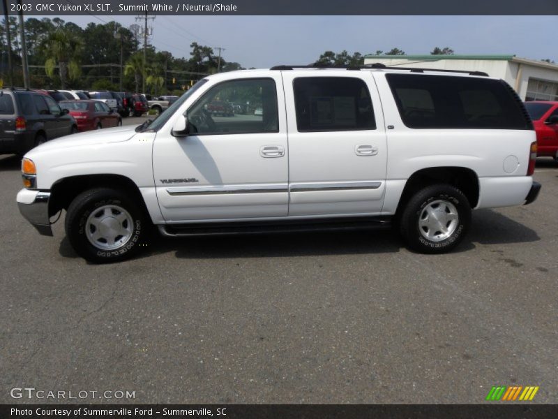 Summit White / Neutral/Shale 2003 GMC Yukon XL SLT