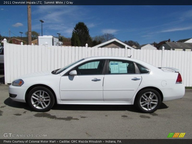 Summit White / Gray 2011 Chevrolet Impala LTZ