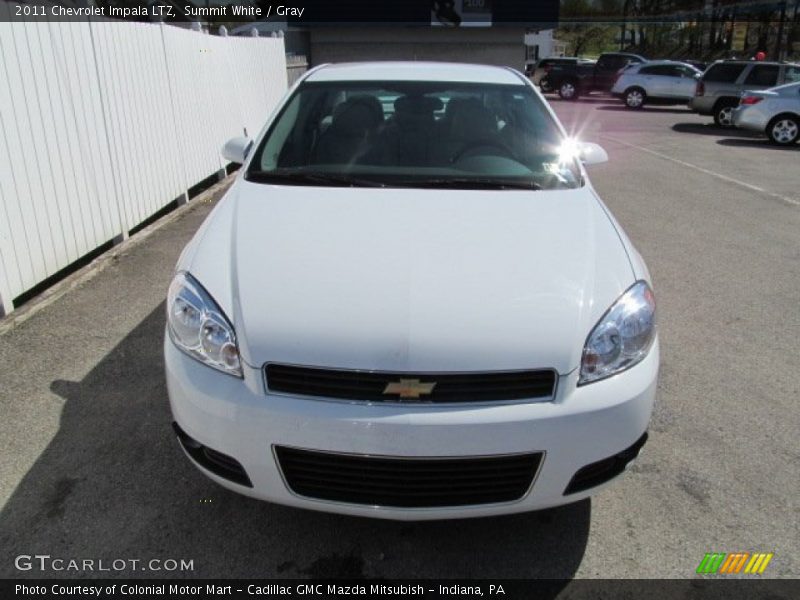 Summit White / Gray 2011 Chevrolet Impala LTZ
