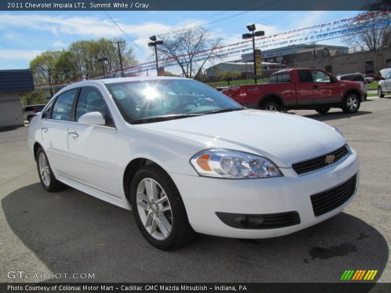 Summit White / Gray 2011 Chevrolet Impala LTZ