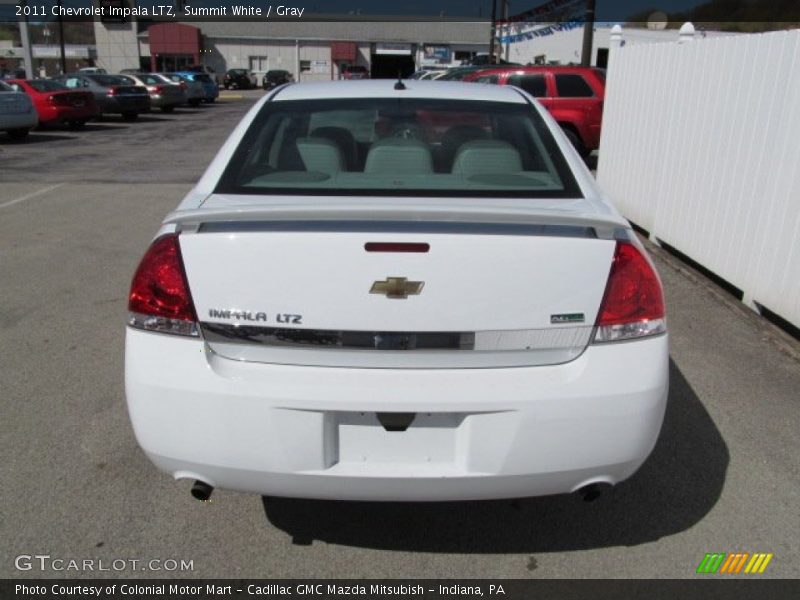 Summit White / Gray 2011 Chevrolet Impala LTZ