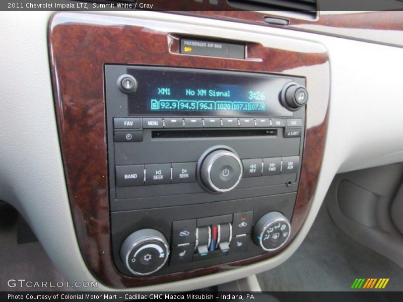 Summit White / Gray 2011 Chevrolet Impala LTZ