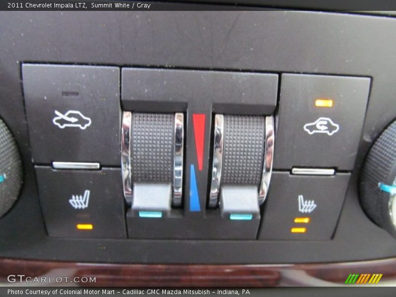 Summit White / Gray 2011 Chevrolet Impala LTZ