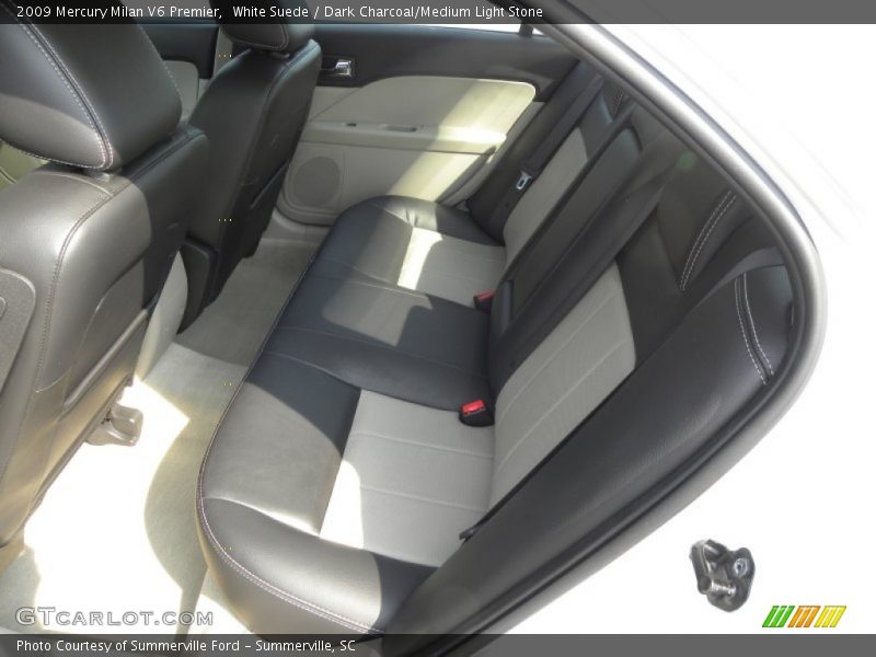 White Suede / Dark Charcoal/Medium Light Stone 2009 Mercury Milan V6 Premier