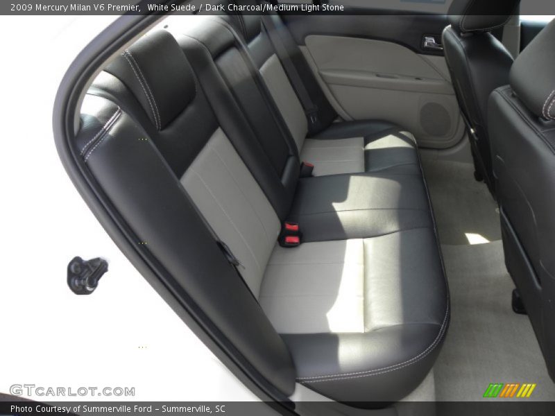 White Suede / Dark Charcoal/Medium Light Stone 2009 Mercury Milan V6 Premier