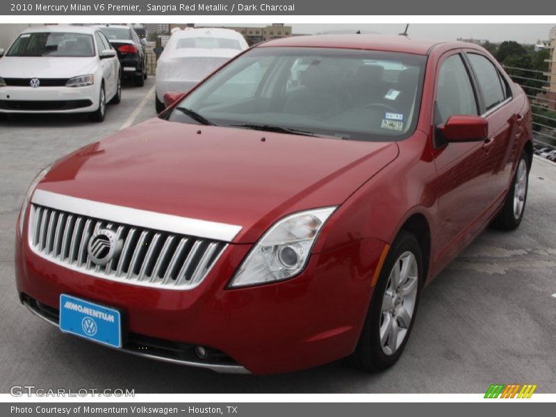 Sangria Red Metallic / Dark Charcoal 2010 Mercury Milan V6 Premier