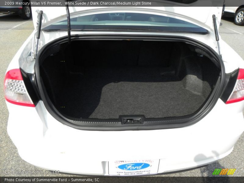 White Suede / Dark Charcoal/Medium Light Stone 2009 Mercury Milan V6 Premier