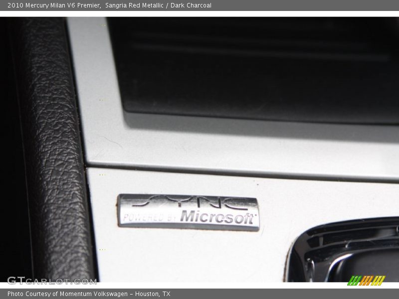 Sangria Red Metallic / Dark Charcoal 2010 Mercury Milan V6 Premier