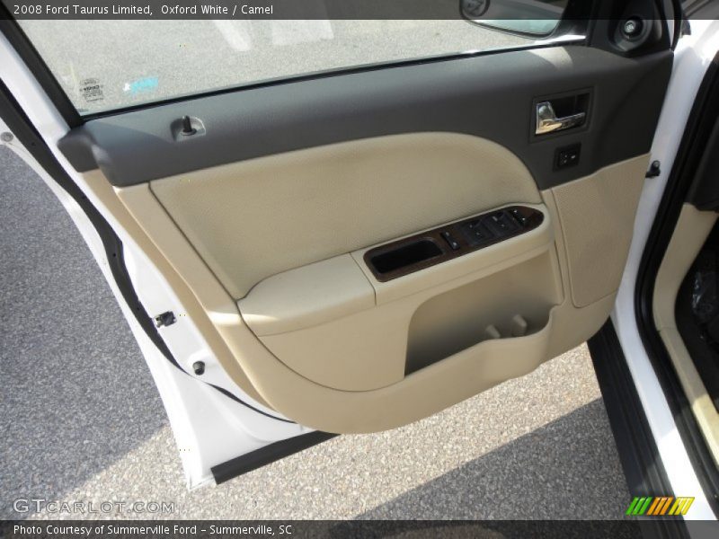 Oxford White / Camel 2008 Ford Taurus Limited
