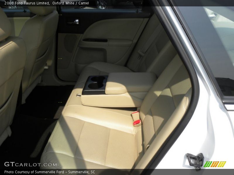 Oxford White / Camel 2008 Ford Taurus Limited