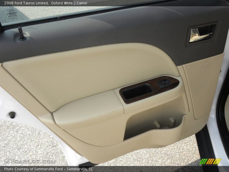 Oxford White / Camel 2008 Ford Taurus Limited