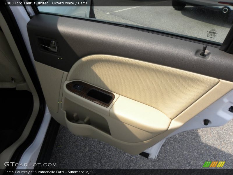 Oxford White / Camel 2008 Ford Taurus Limited