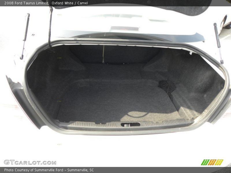 Oxford White / Camel 2008 Ford Taurus Limited