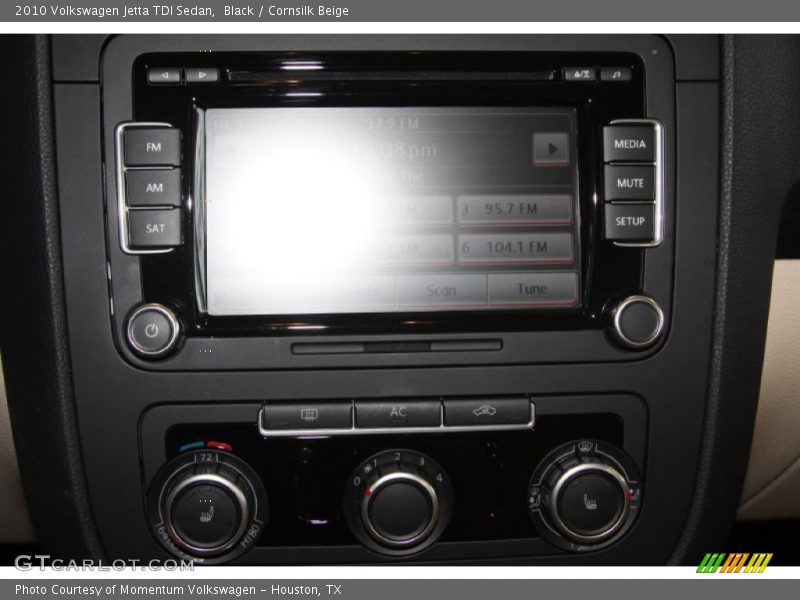 Black / Cornsilk Beige 2010 Volkswagen Jetta TDI Sedan