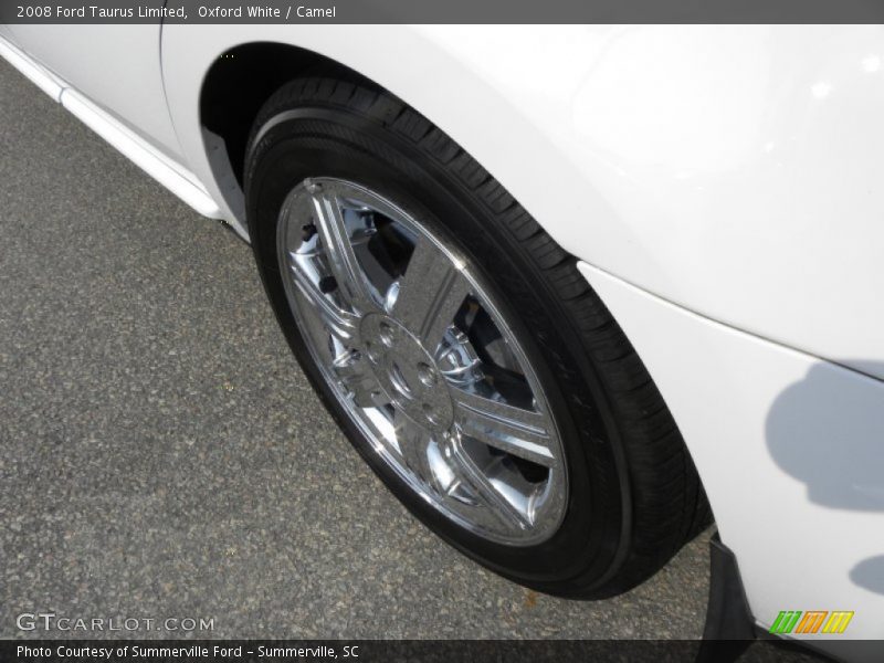 Oxford White / Camel 2008 Ford Taurus Limited