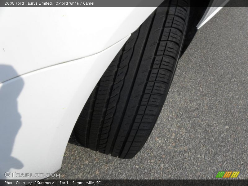 Oxford White / Camel 2008 Ford Taurus Limited