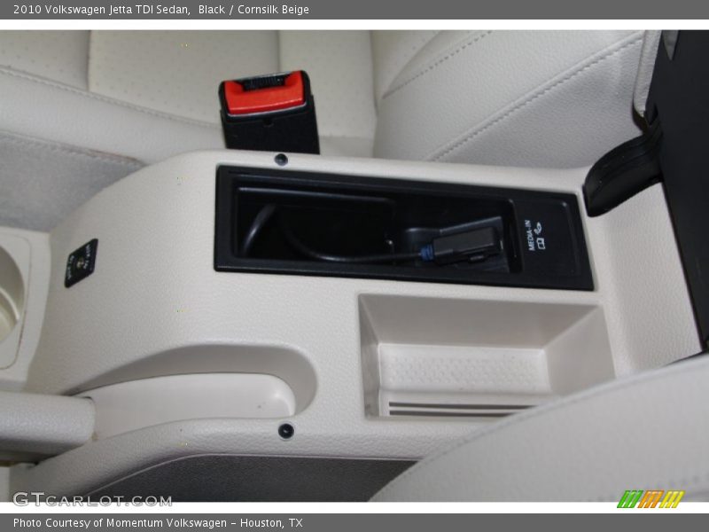 Black / Cornsilk Beige 2010 Volkswagen Jetta TDI Sedan