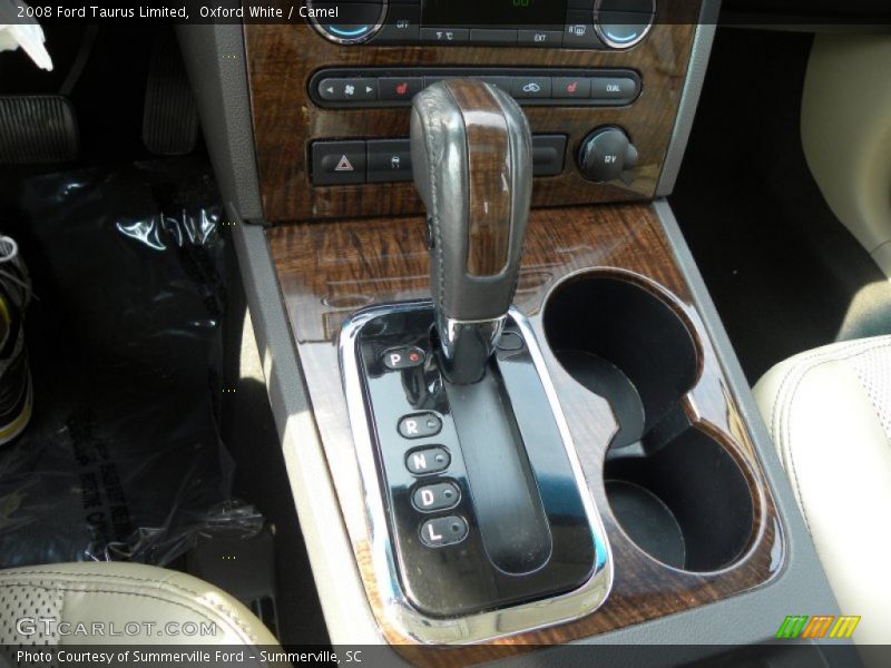 Oxford White / Camel 2008 Ford Taurus Limited