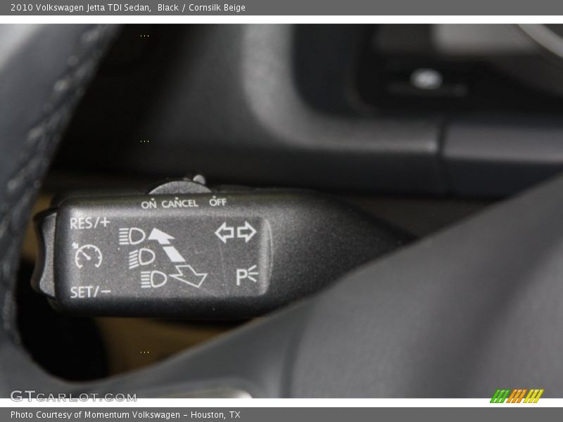 Black / Cornsilk Beige 2010 Volkswagen Jetta TDI Sedan
