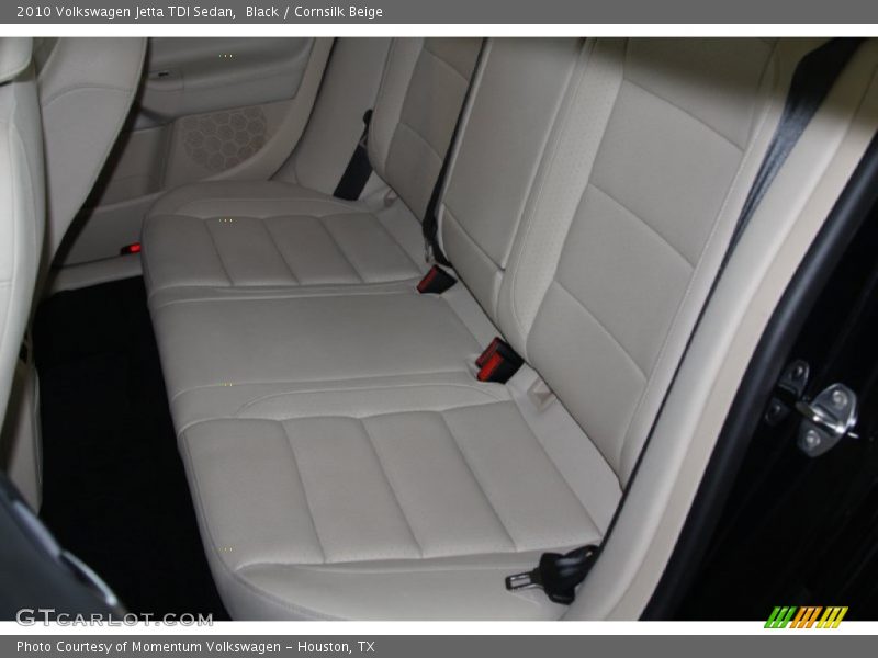 Black / Cornsilk Beige 2010 Volkswagen Jetta TDI Sedan