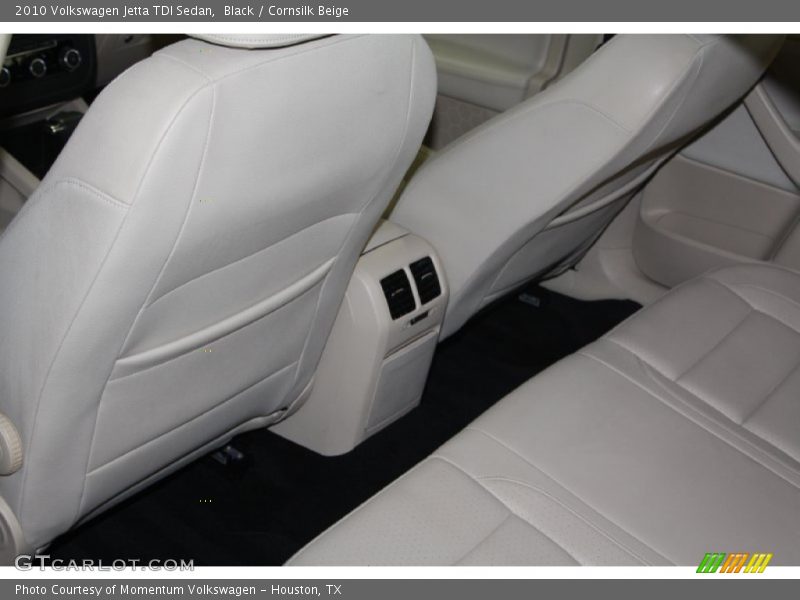Black / Cornsilk Beige 2010 Volkswagen Jetta TDI Sedan