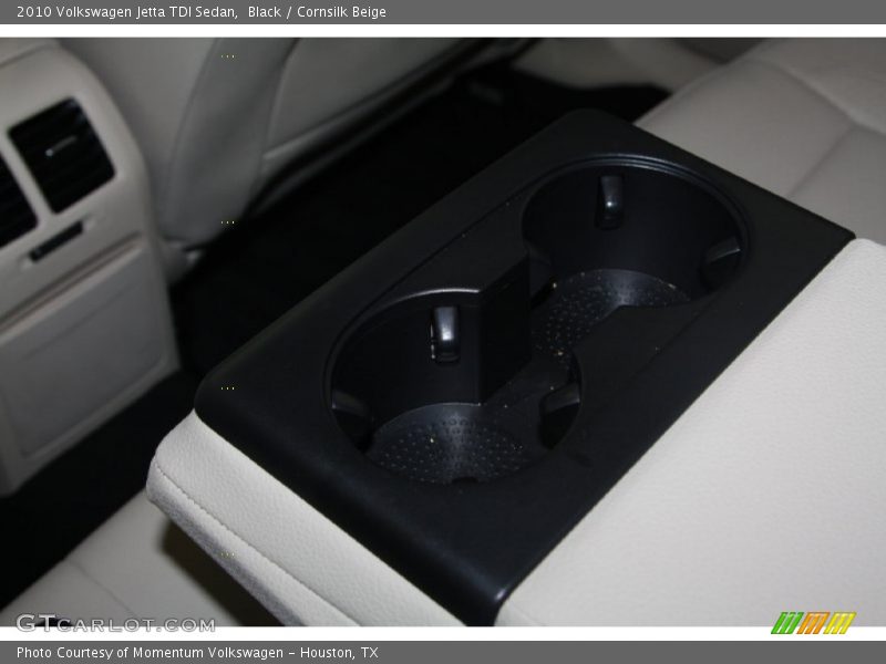 Black / Cornsilk Beige 2010 Volkswagen Jetta TDI Sedan