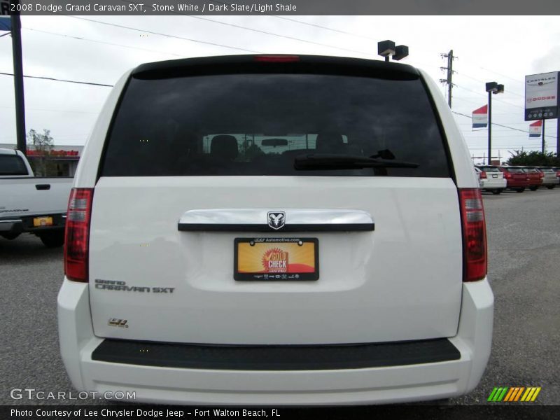 Stone White / Dark Slate/Light Shale 2008 Dodge Grand Caravan SXT