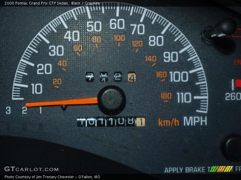 Black / Graphite 2000 Pontiac Grand Prix GTP Sedan