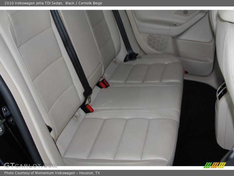 Black / Cornsilk Beige 2010 Volkswagen Jetta TDI Sedan