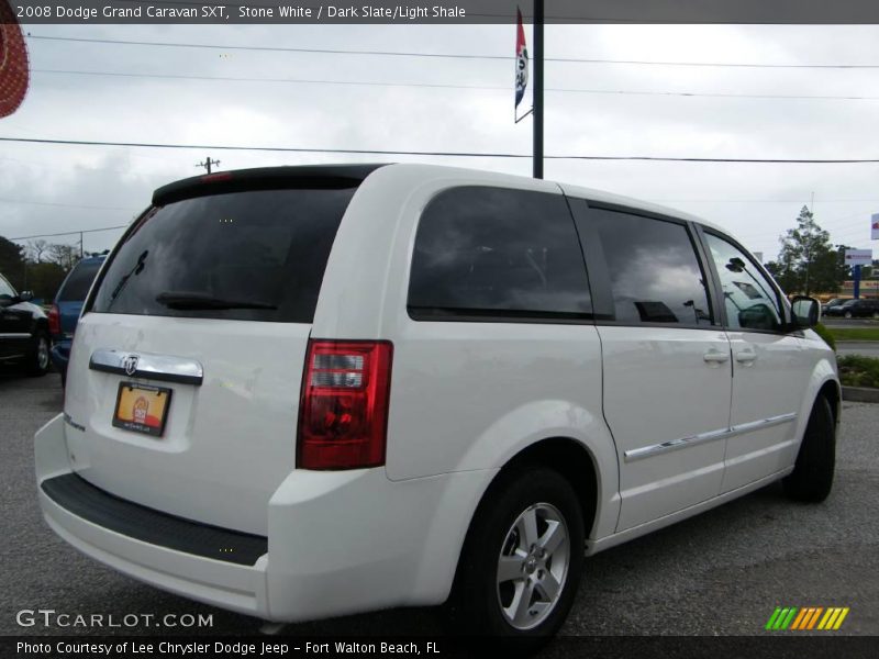 Stone White / Dark Slate/Light Shale 2008 Dodge Grand Caravan SXT