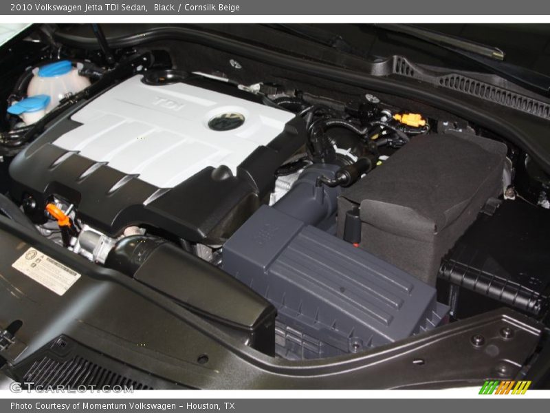 Black / Cornsilk Beige 2010 Volkswagen Jetta TDI Sedan