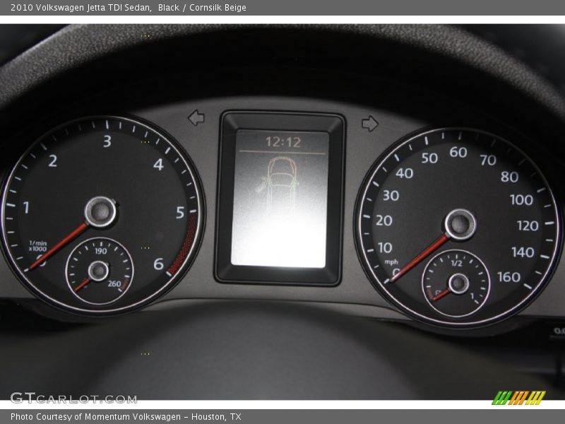 Black / Cornsilk Beige 2010 Volkswagen Jetta TDI Sedan