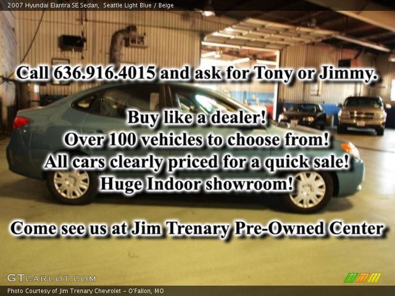 Dealer Info of 2007 Elantra SE Sedan