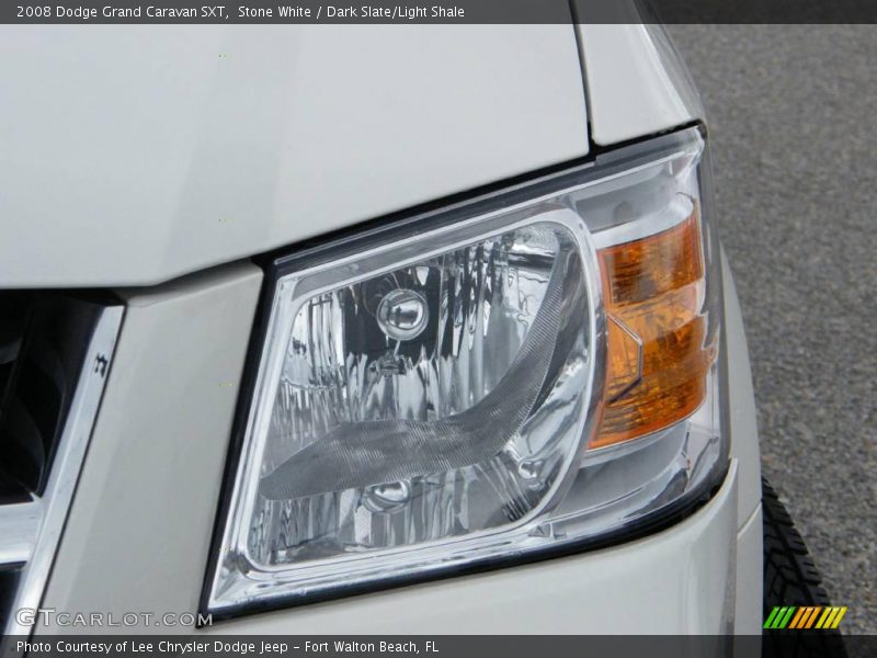 Stone White / Dark Slate/Light Shale 2008 Dodge Grand Caravan SXT