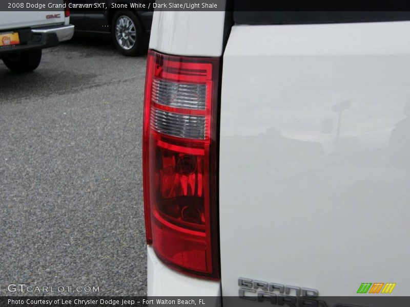 Stone White / Dark Slate/Light Shale 2008 Dodge Grand Caravan SXT