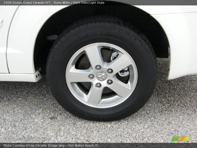 Stone White / Dark Slate/Light Shale 2008 Dodge Grand Caravan SXT