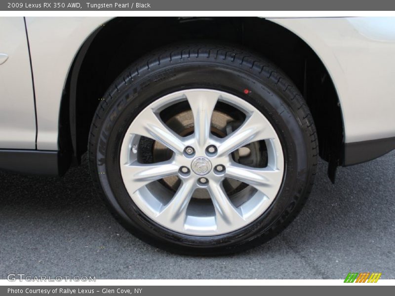 Tungsten Pearl / Black 2009 Lexus RX 350 AWD
