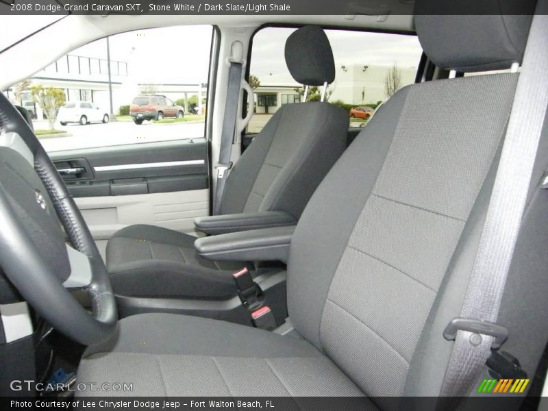 Stone White / Dark Slate/Light Shale 2008 Dodge Grand Caravan SXT